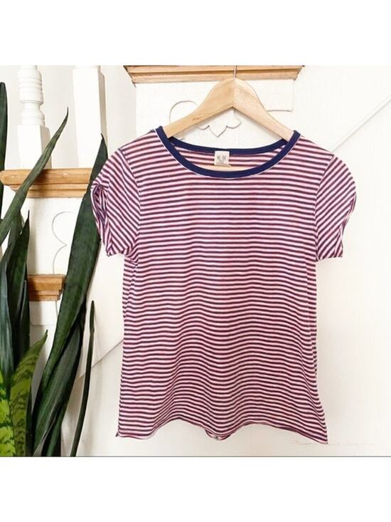 Free People Tops - free people red white blue striped shirt sz S